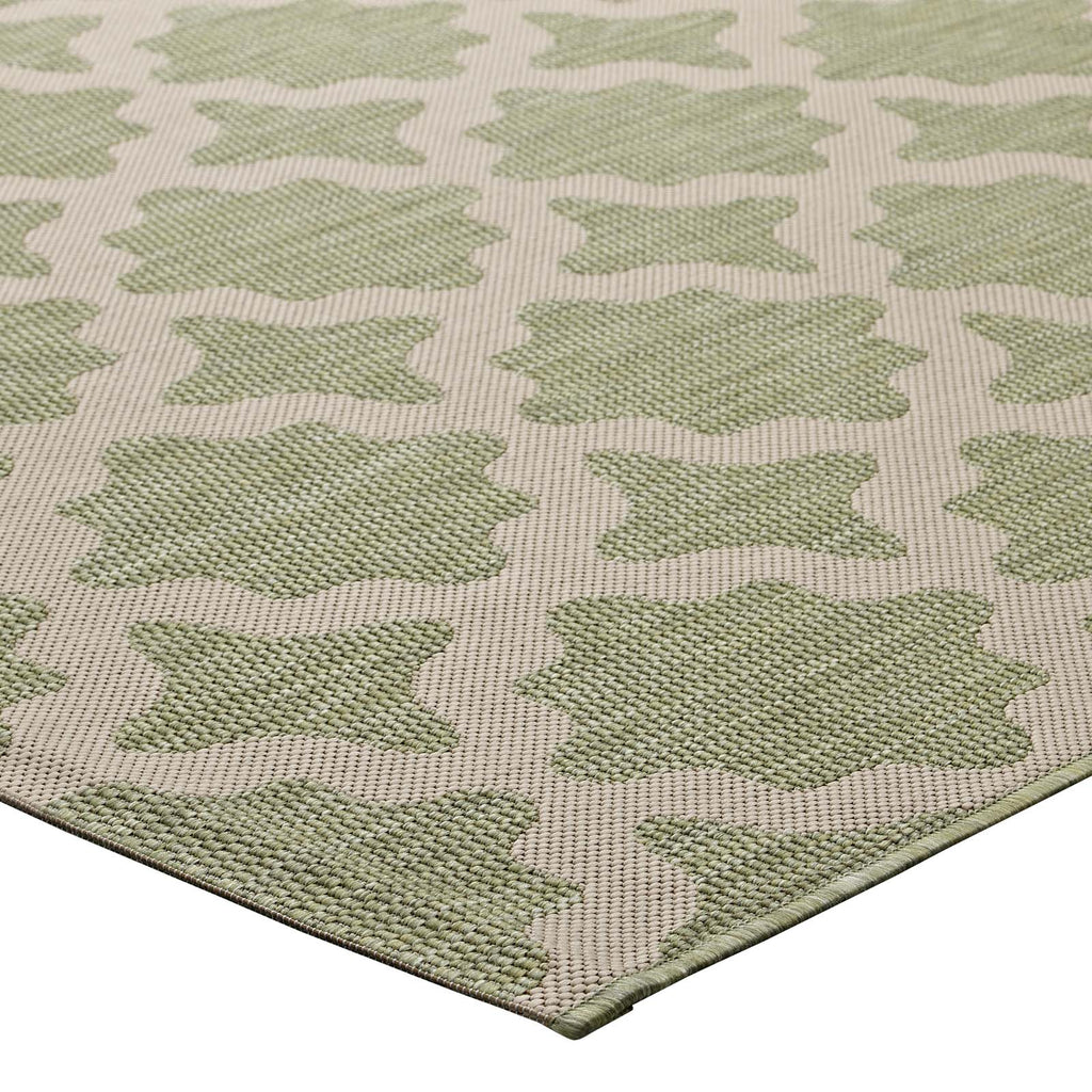 Cerelia Moroccan Trellis Indoor and Outdoor 5x8 Area Rug by Modway