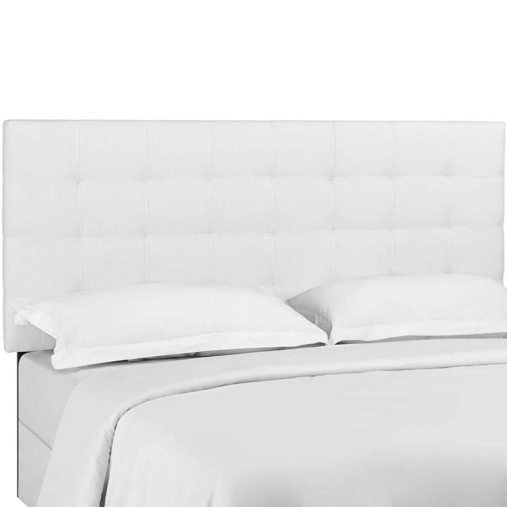 Paisley Tufted Upholstered Linen Fabric Full / Queen Headboard by Modway