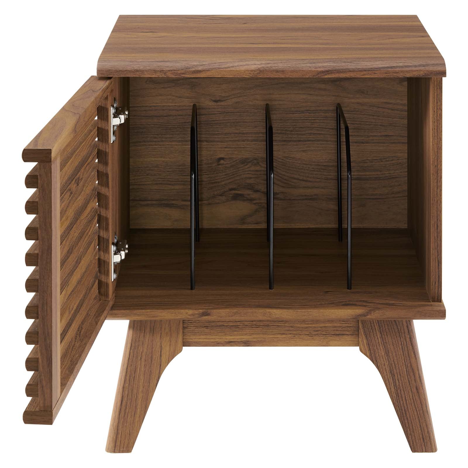 Render Vinyl Record Display Stand by Modway