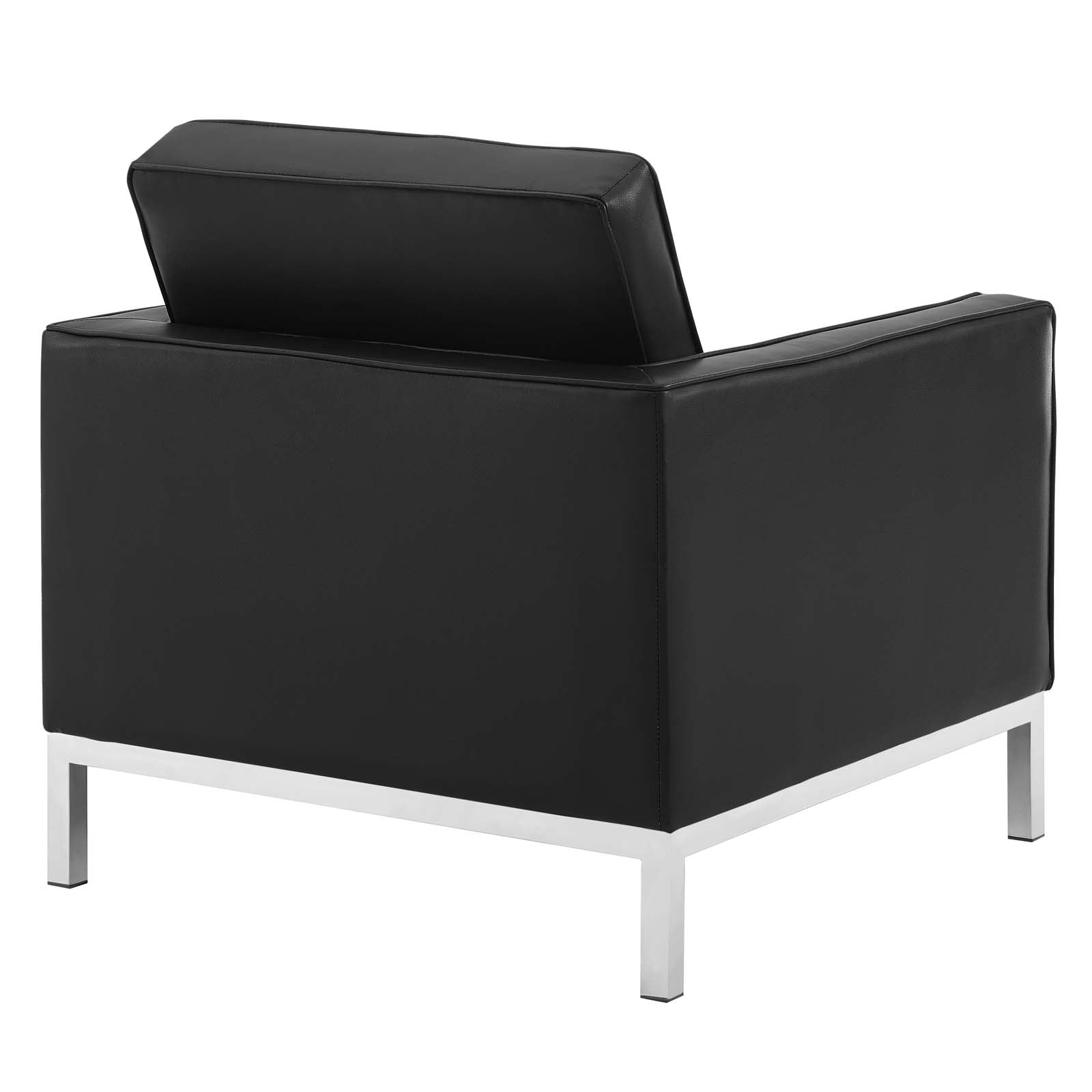 Loft 3-Piece Tufted Vegan Leather Furniture Set by Modway