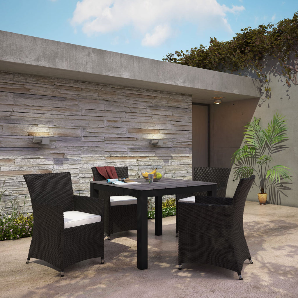 Junction 5 Piece Outdoor Patio Dining Set by Modway