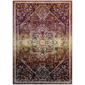 Success Kaede Transitional Distressed Vintage Floral Vintage Medallion 4x6 Area Rug by Modway