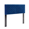 Alyson Angular Channel Tufted Performance Velvet Full / Queen Headboard by Modway