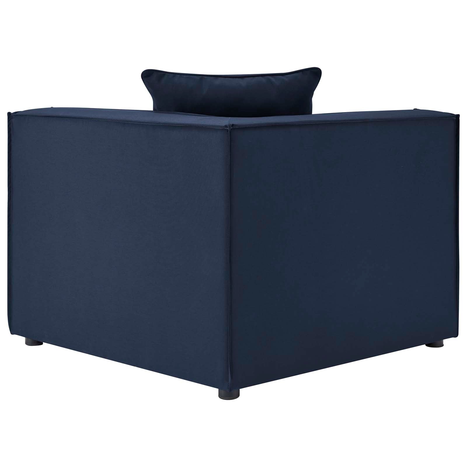 Saybrook 6-Piece Outdoor Patio Upholstered Sectional Sofa by Modway