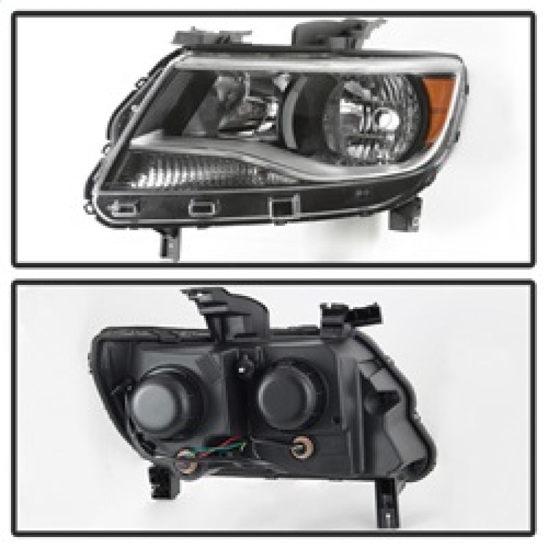 SPYDER xTune 15-17 Chevy Colorado (Halogen Models Only) Driver Side Headlights OEM Left (HD-JH-CCOL15-OE-L) 9040535