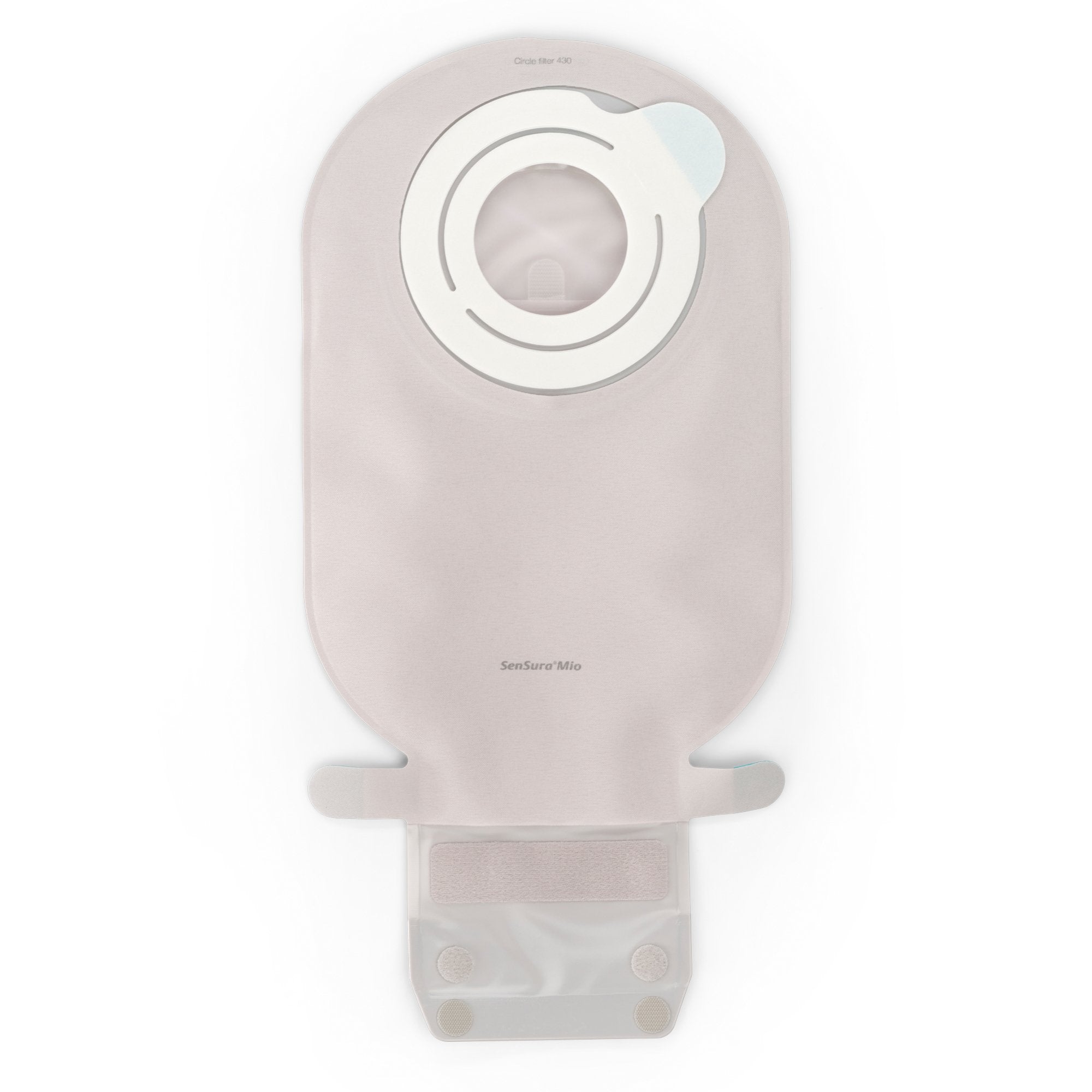 SenSura® Mio Flex 2-Piece Opaque Ostomy Pouch, Green Match 12262