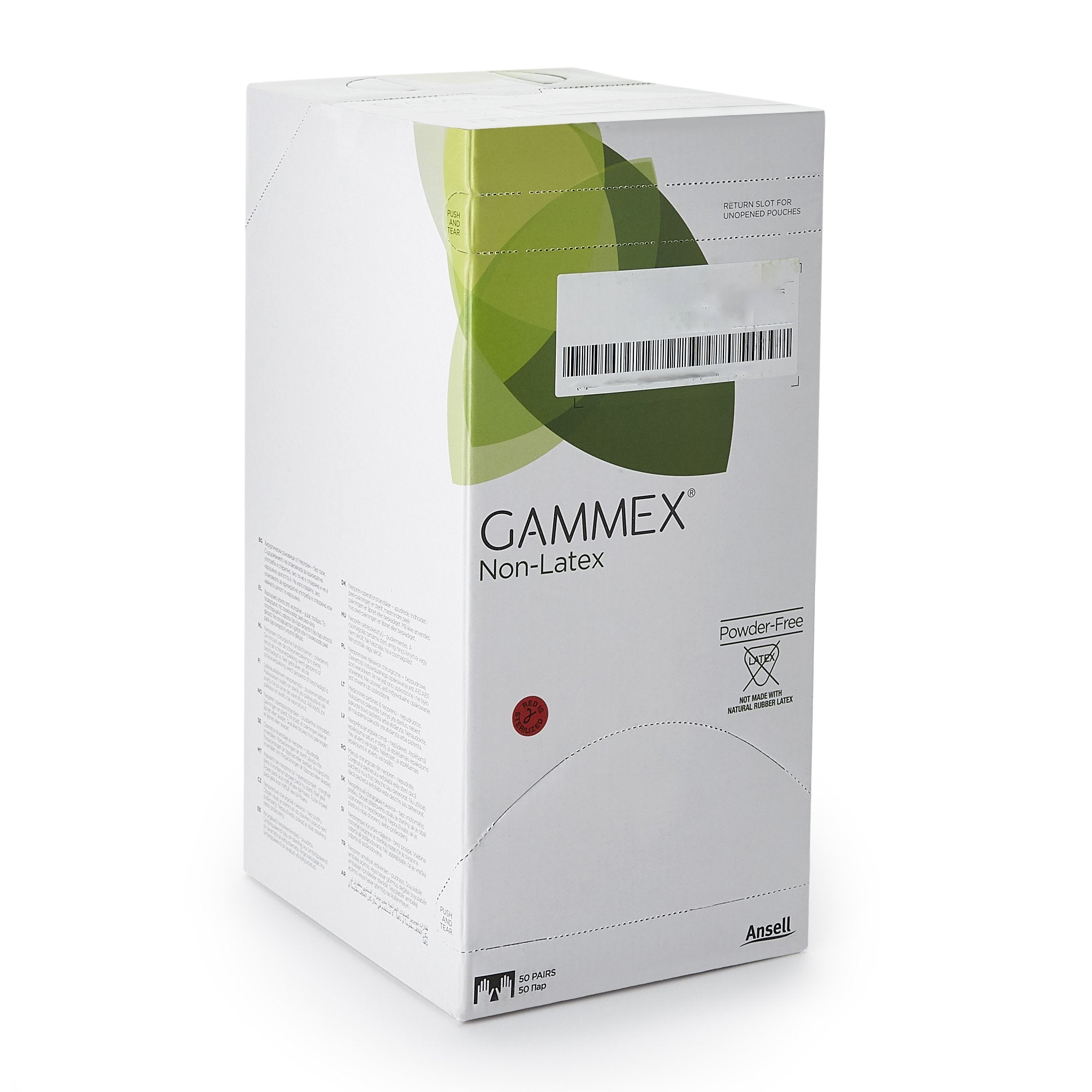 Gammex® Non-Latex Polyisoprene Surgical Glove, Size 6.5, Green 8513