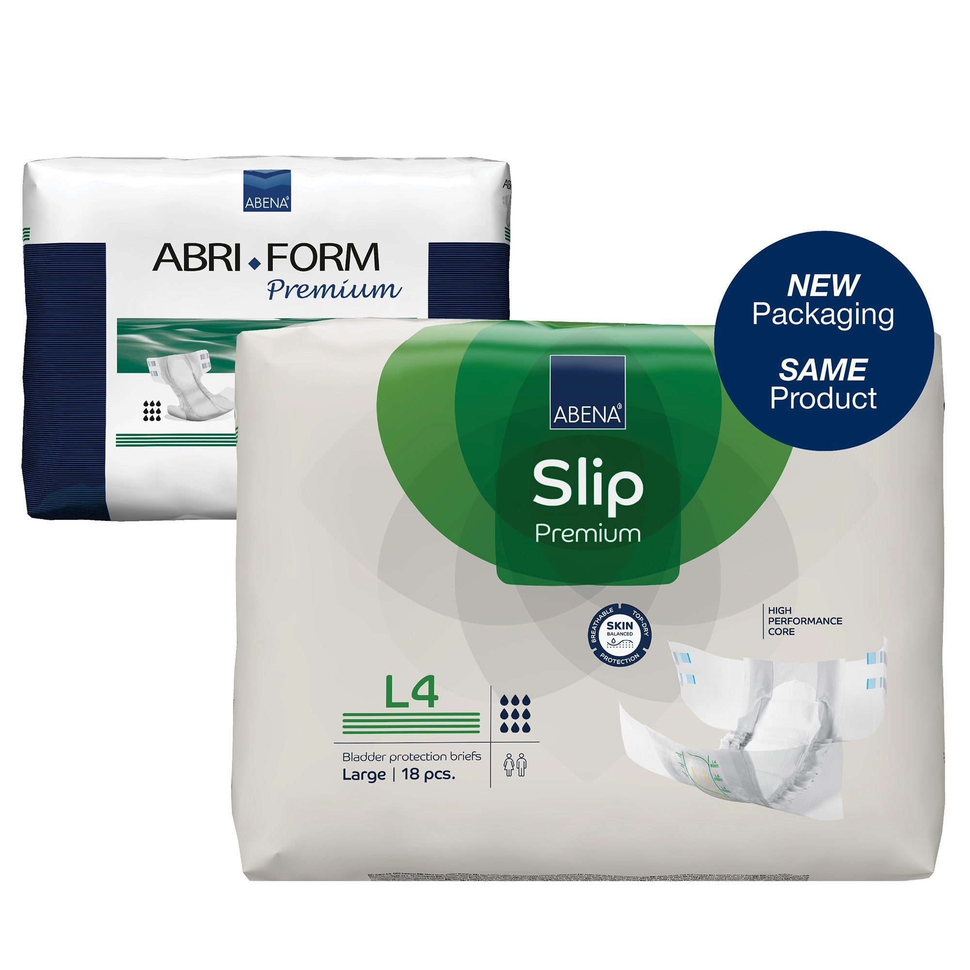 Abena® Slip Premium L4 Incontinence Brief, Large 1000021292