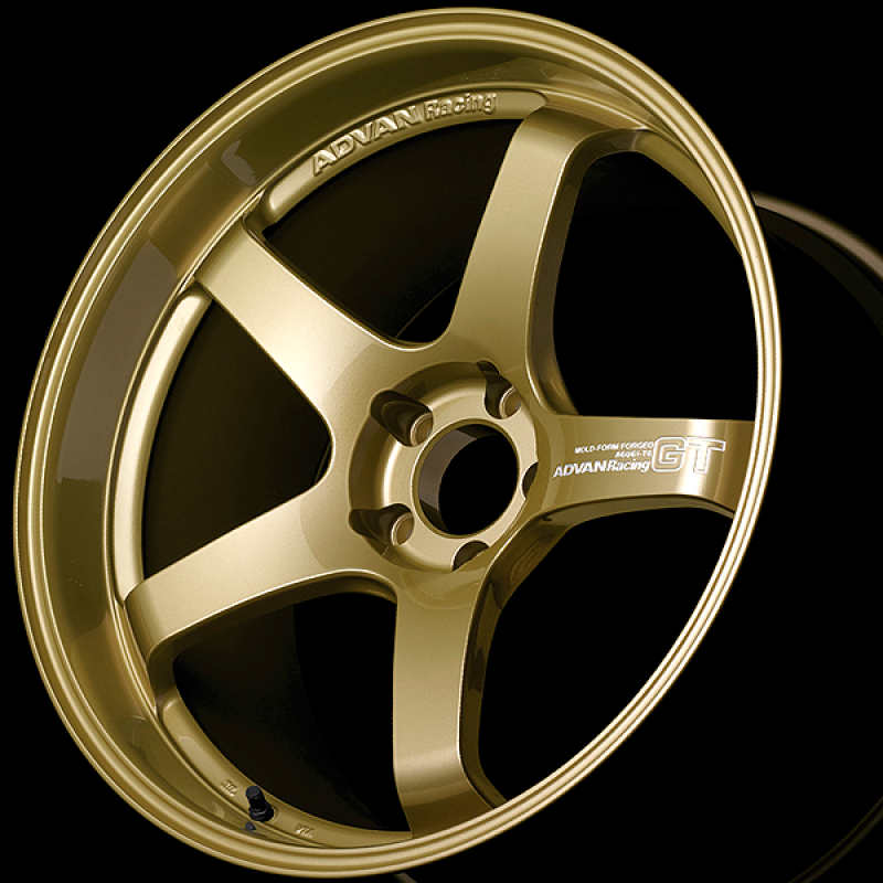 Advan GT for Porsche 18x10.5 / +45 Offset / 5x130 / 71.6mm Bore / Racing Gold Metallic YAQ8L45PZP