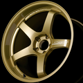 Advan GT for Porsche 18x9.0 / +46 Offset / 5x130 / 71.6mm Bore / Racing Gold Metallic YAQ8I46PZP