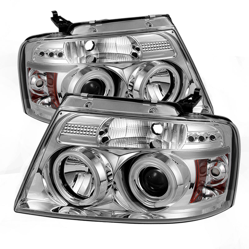 SPYDER Ford F150 04-08 Projector Headlights Version 2 CCFL Halo LED Chrm PRO-YD-FF15004-CCFL-G2-C 5030092
