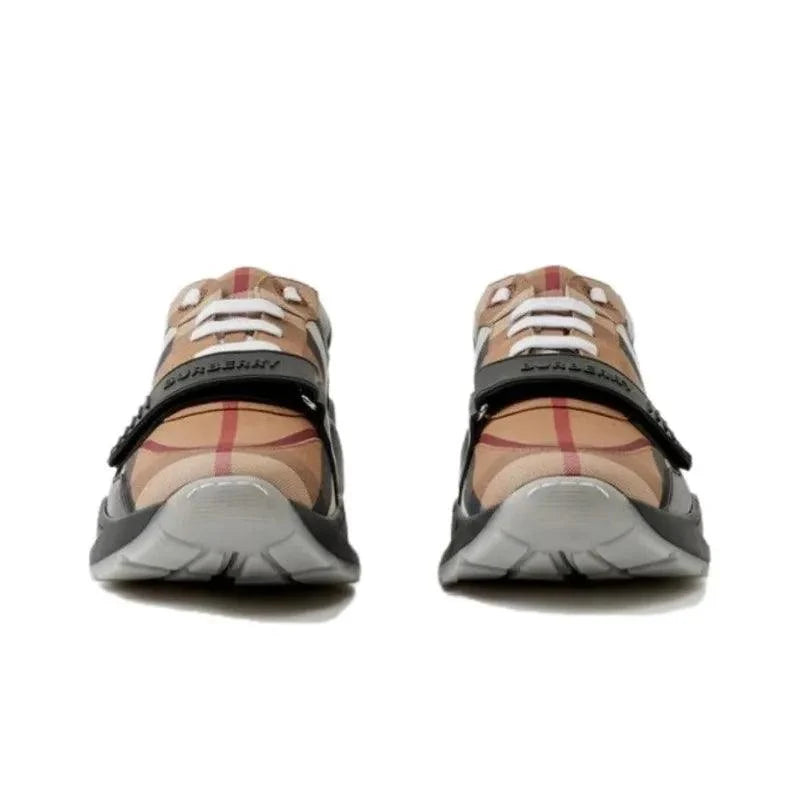 Burberry Ramsey Check Sneakers Birch Brown