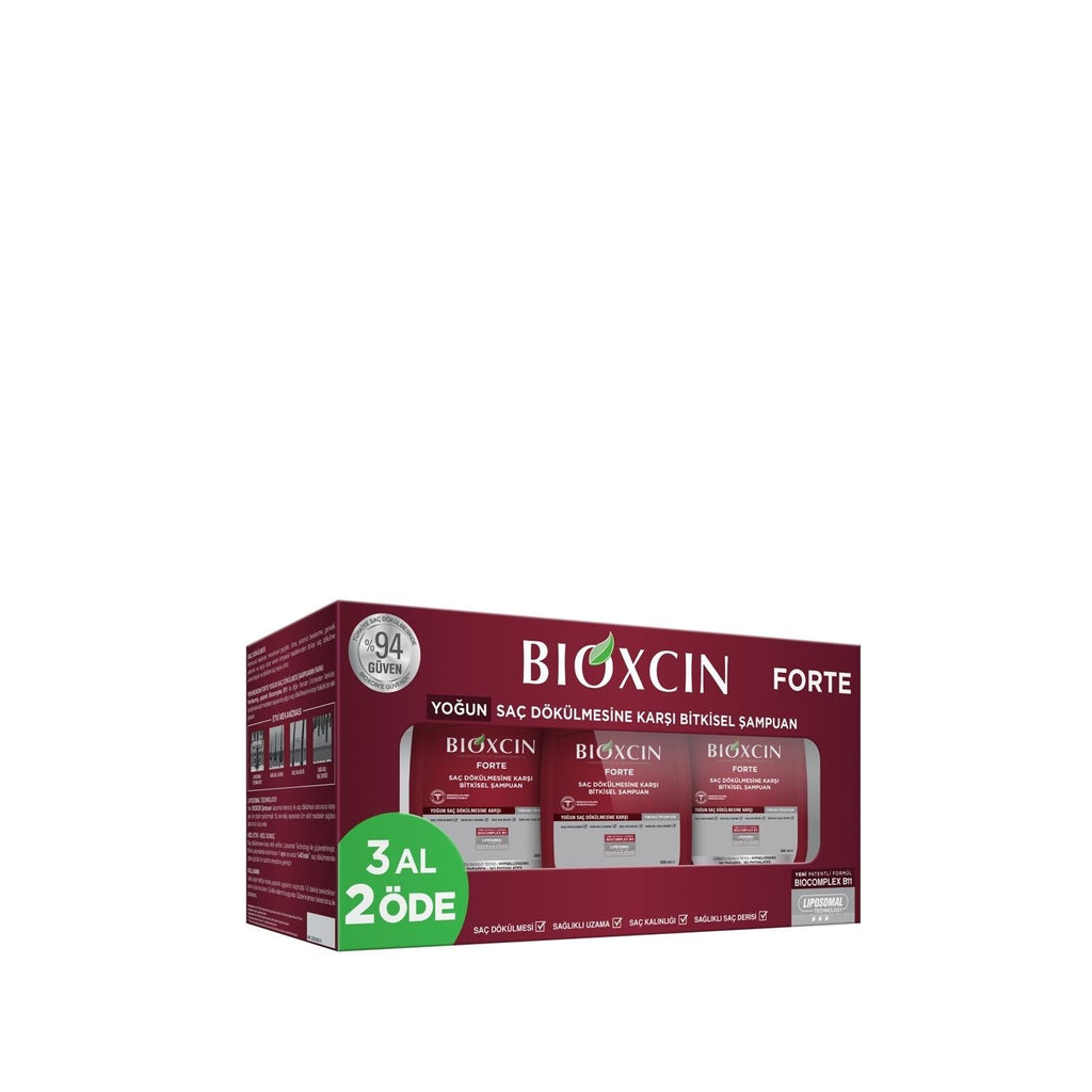 Bioxcin Forte Intensive Hair Loss Shampoo with BIOCOMPLEX B11 - Strengthens Weak Hair Roots, Nourishes Hair & Scalp