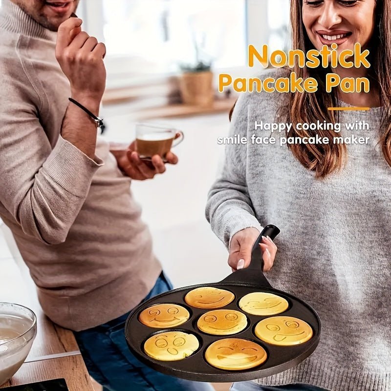 7 - Cup Nonstick Pancake & Waffle Maker Pan Easy Breakfast - PhishStones Products