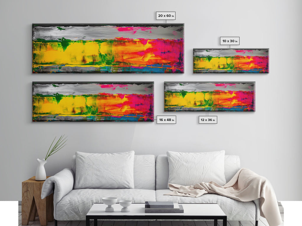 Abstract Color, Modern Art, Vibrant Minimalist Painting, Bold Wall Art, Living Room Aesthetic, Large Canvas Print, Statement Art