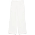 Ann Demeulemeester White Trousers - Straight Trousers Women
