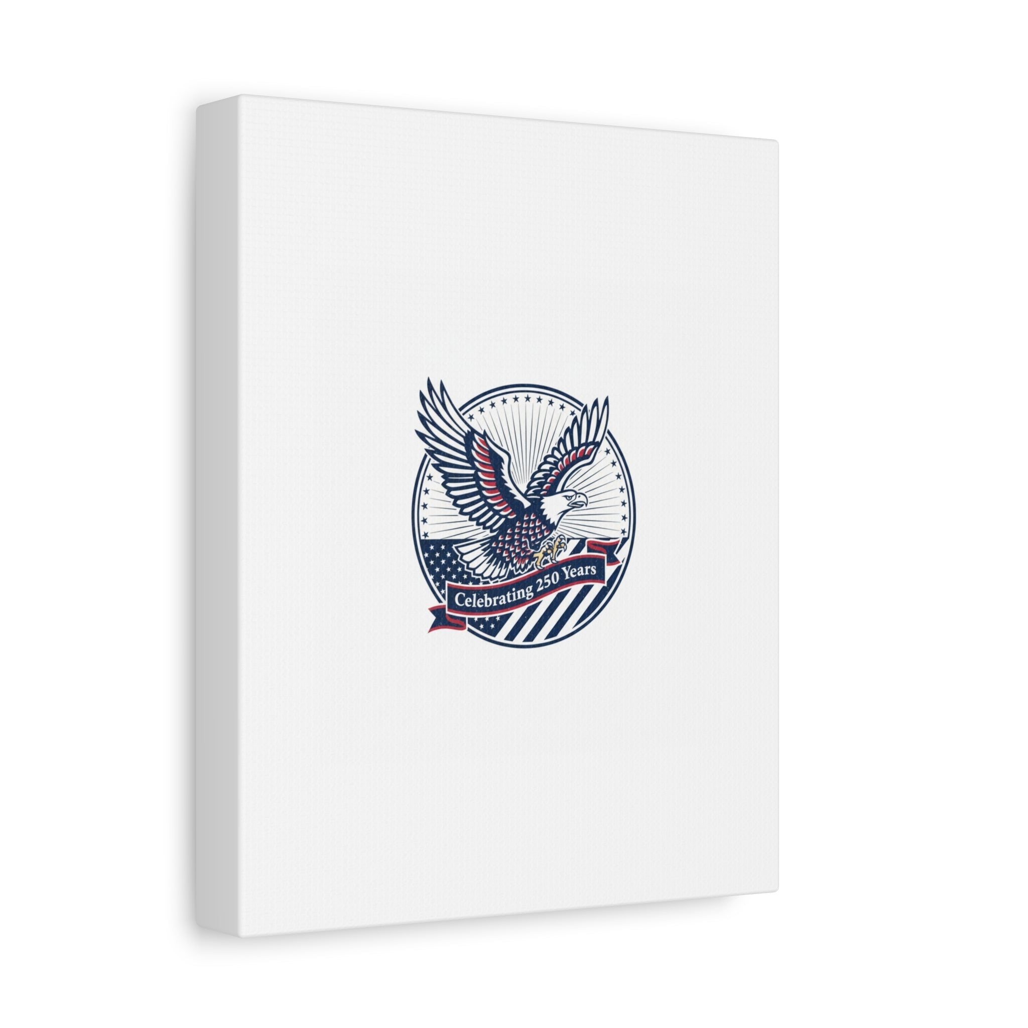 250th Anniversary Eagle Emblem Canvas | Semiquincentennial Americana