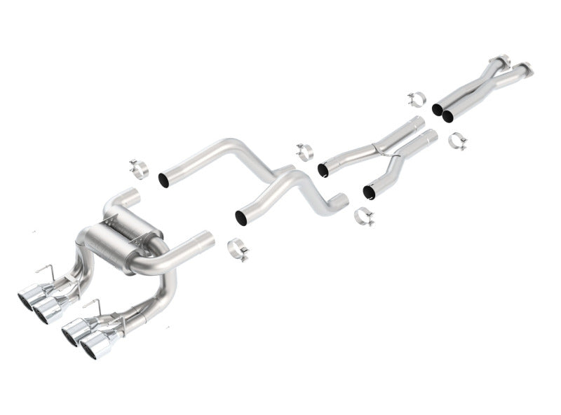 Borla 06-11 Chevrolet Corvette ZR1/Z06 6.2/7.0L 8cyl ATAK SS Catback Exhaust 140422