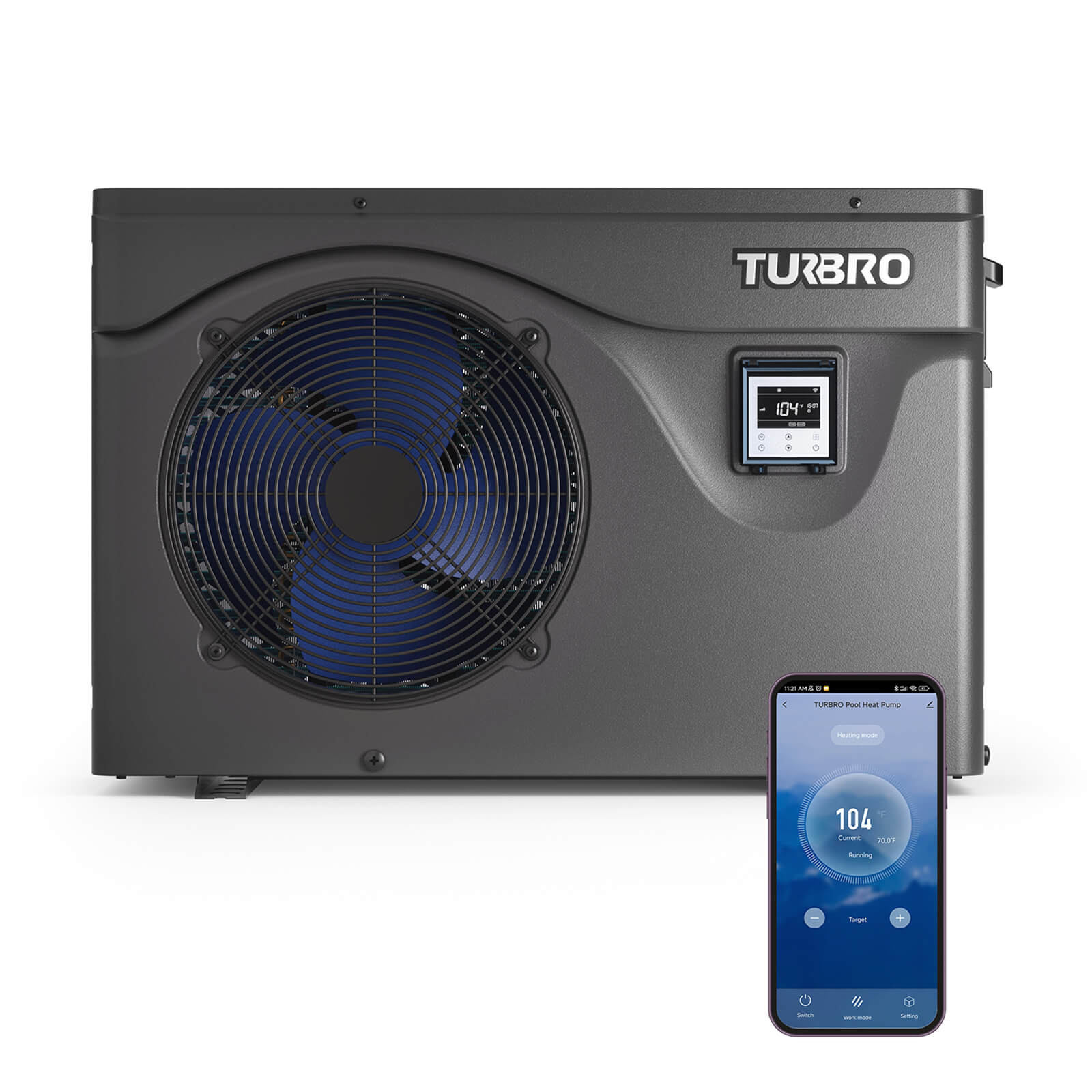 (Open Box) Beluga B50V/B75V Inverter Swimming Pool Heat Pump