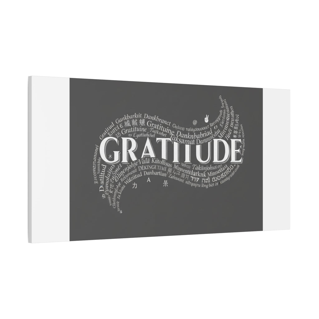 Gratitude Wall Art Matte Canvas | Tiny Treats, sweet uplifting print