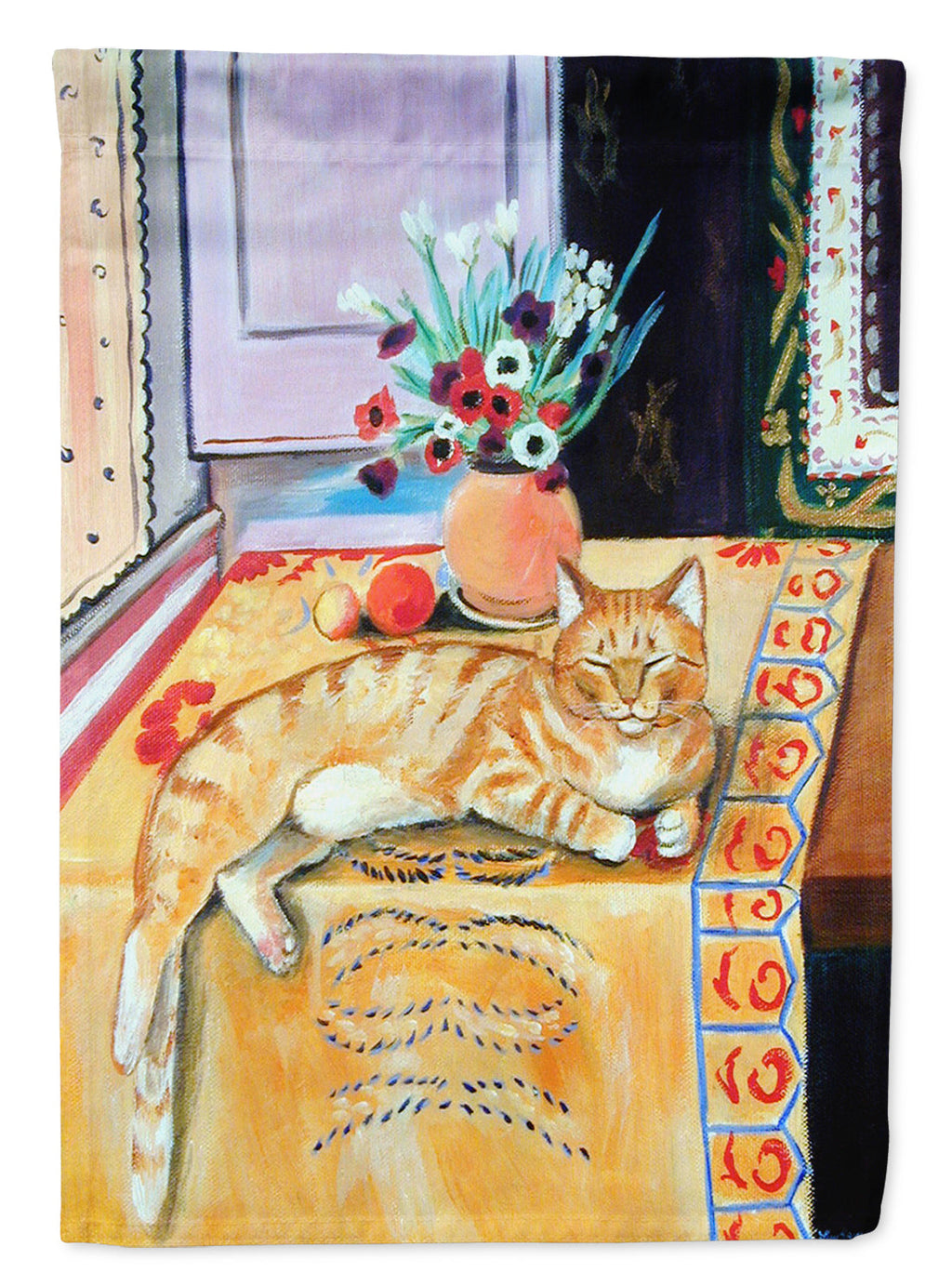 Cat Garden Flag Mailbox Decorative Yard Banner Outside Patio Artwork for Flower Beds, Garden Size, Multicolor