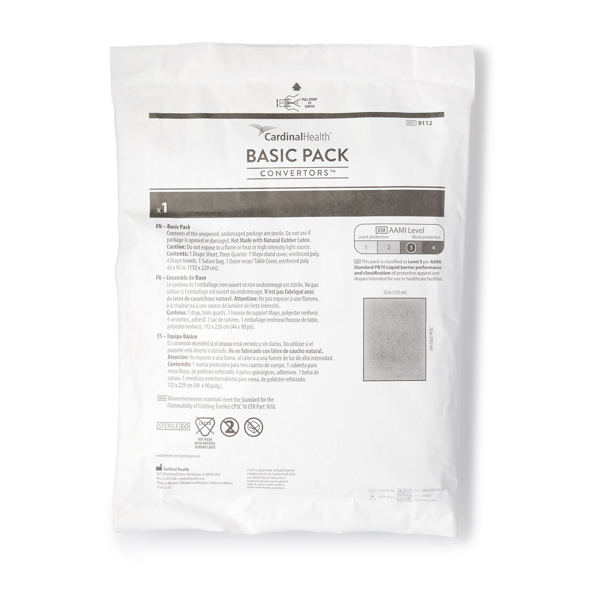 Convertors® Tiburon® General Purpose Drape Pack 9112