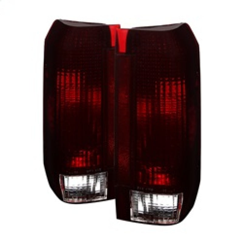 SPYDER Xtune Ford Bronco F150 F250 F350 F450 92-96 OE Style Tail Lights Red Smoked ALT-JH-FB92-OE-RSM 9030567