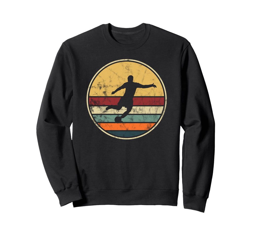 Soccer Player Distressed Football Sweatshirt - Custom Art Print Unisex