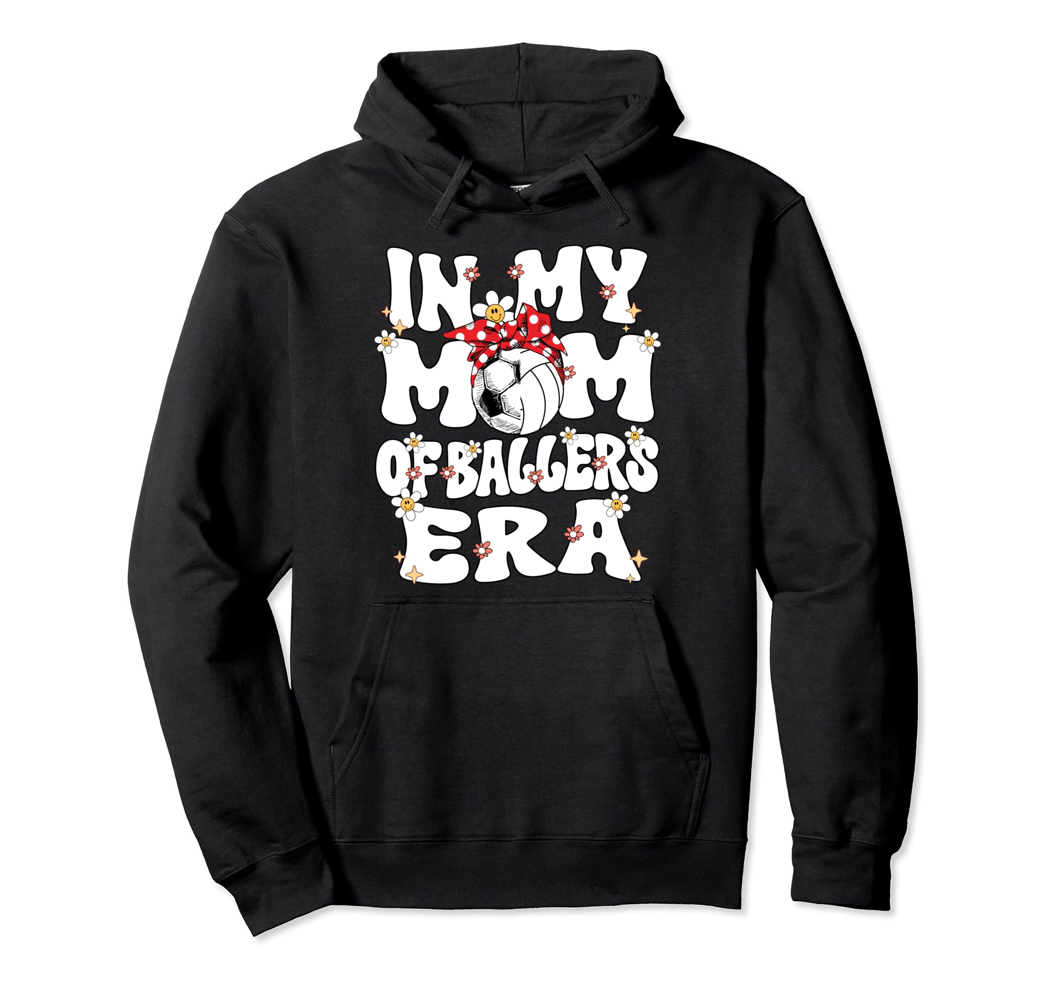 My Mom Ballers Era Groovy Volleyball Hoodie - Custom Art Print Unisex