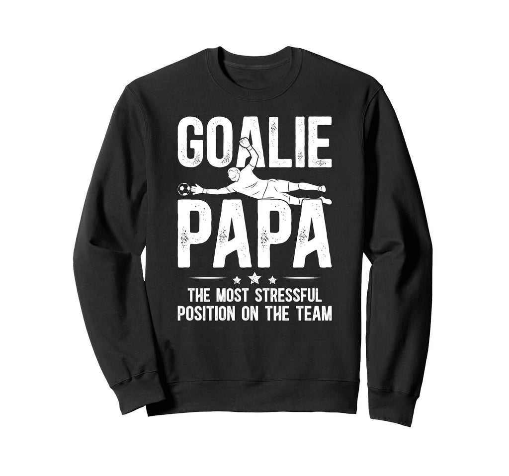 Soccer Goalie Papa Definition Soccer Sweatshirt - Streetwear Style Unisex