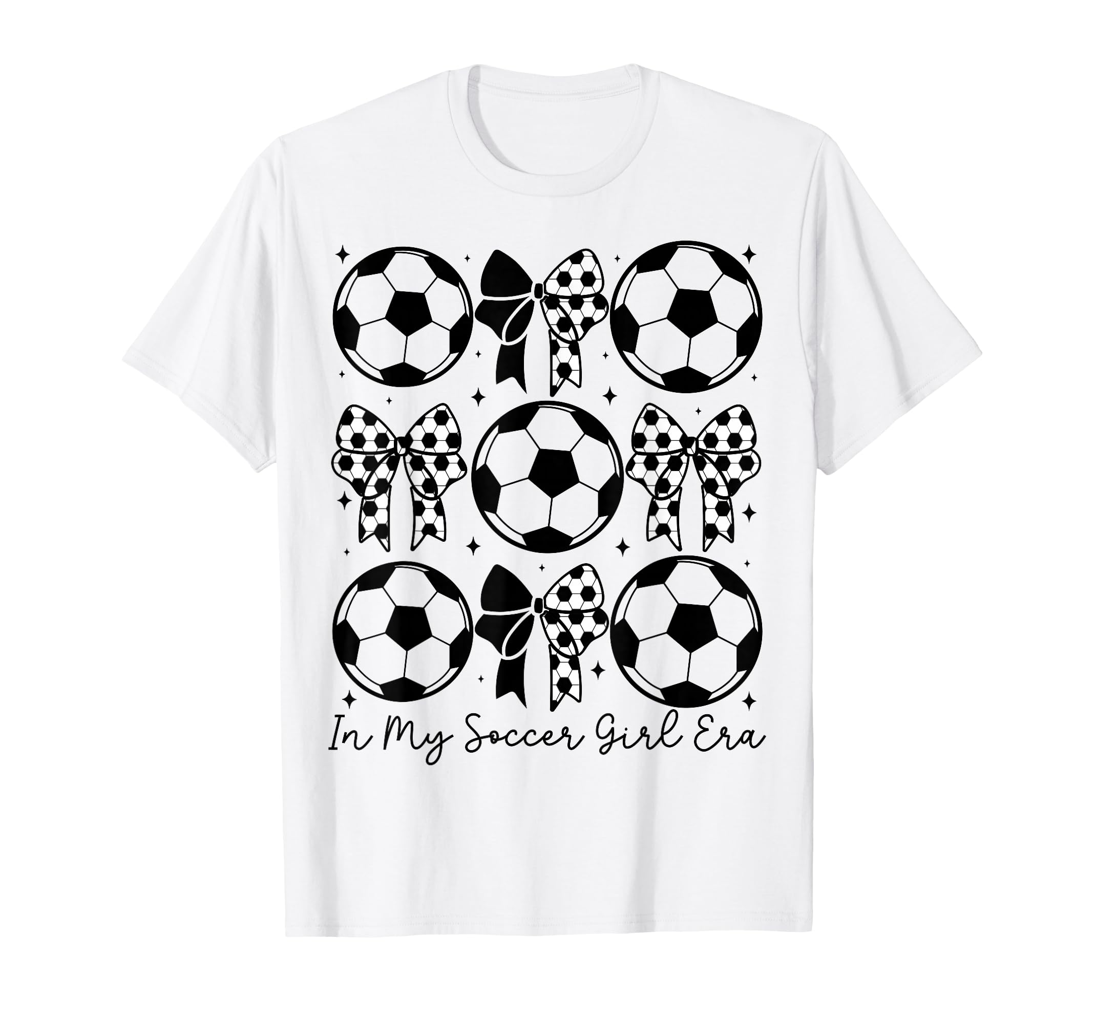My Soccer Era Bow Soccer Player T-Shirt - Custom Art Print Men Women