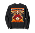 Soccer Player Skeleton 90S Bootleg Sweatshirt - Novelty Apparel for Adults