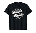 Soccer Sister Checkered Funny Here Snacks T-Shirt - Trendy Graphic Unisex