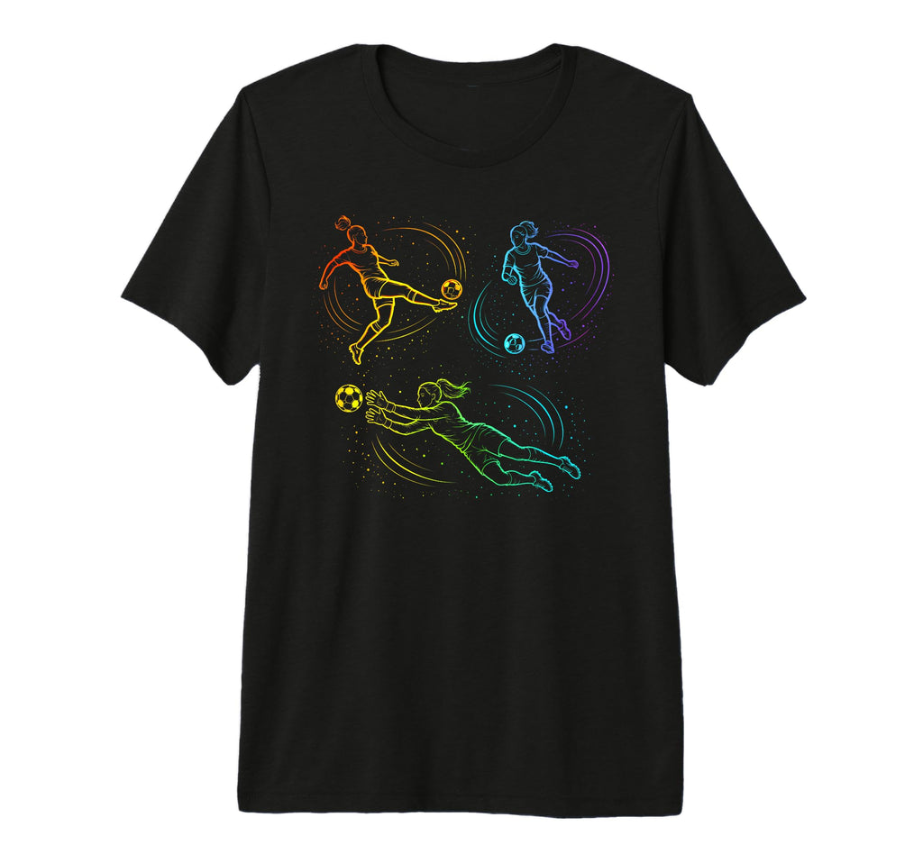 Womens Soccer Goalie Soccer Player T-Shirt - Trendy Graphic for Adults