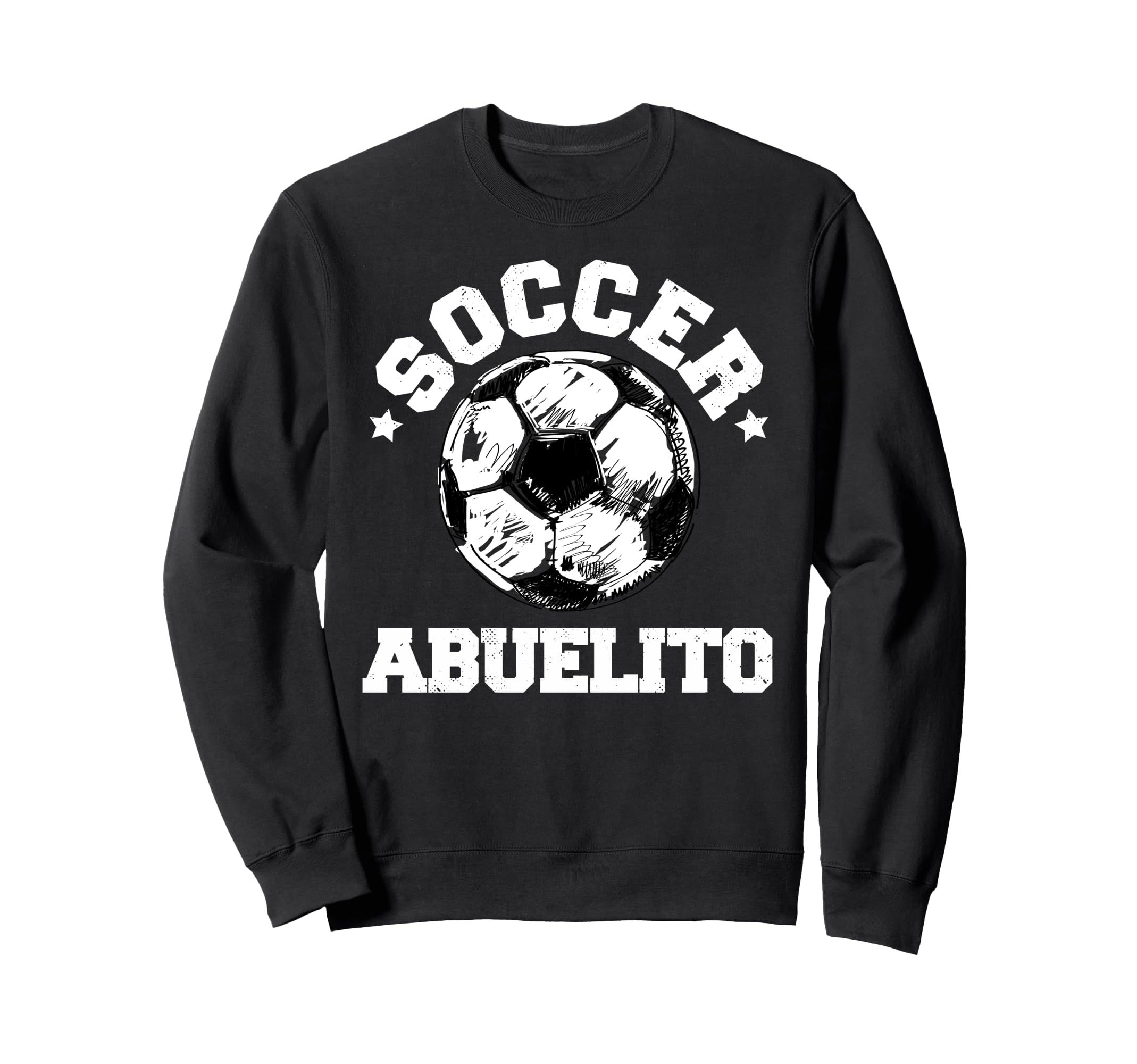 Soccer Abuelito Soccer Ball Sweatshirt - Aesthetic Graphic Unisex