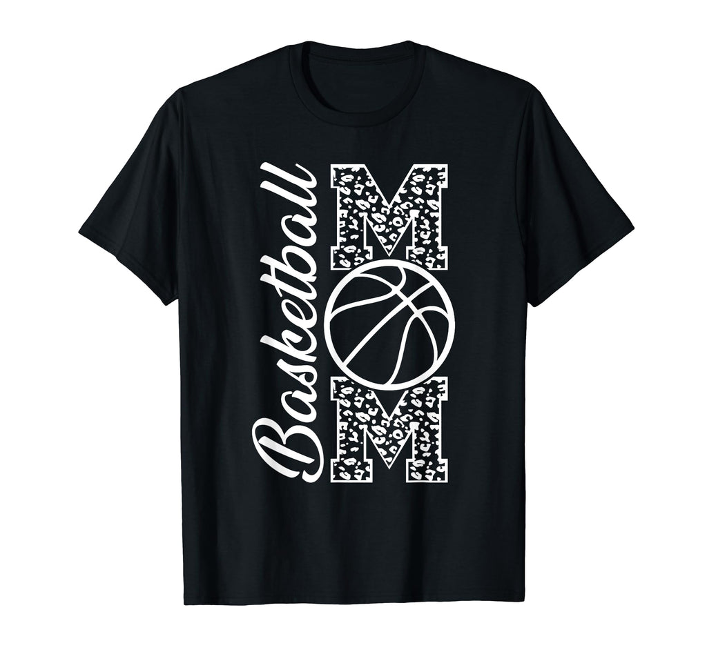 Basketball Mom Leopard Cheetah Proud T-Shirt - Aesthetic Graphic Men Women