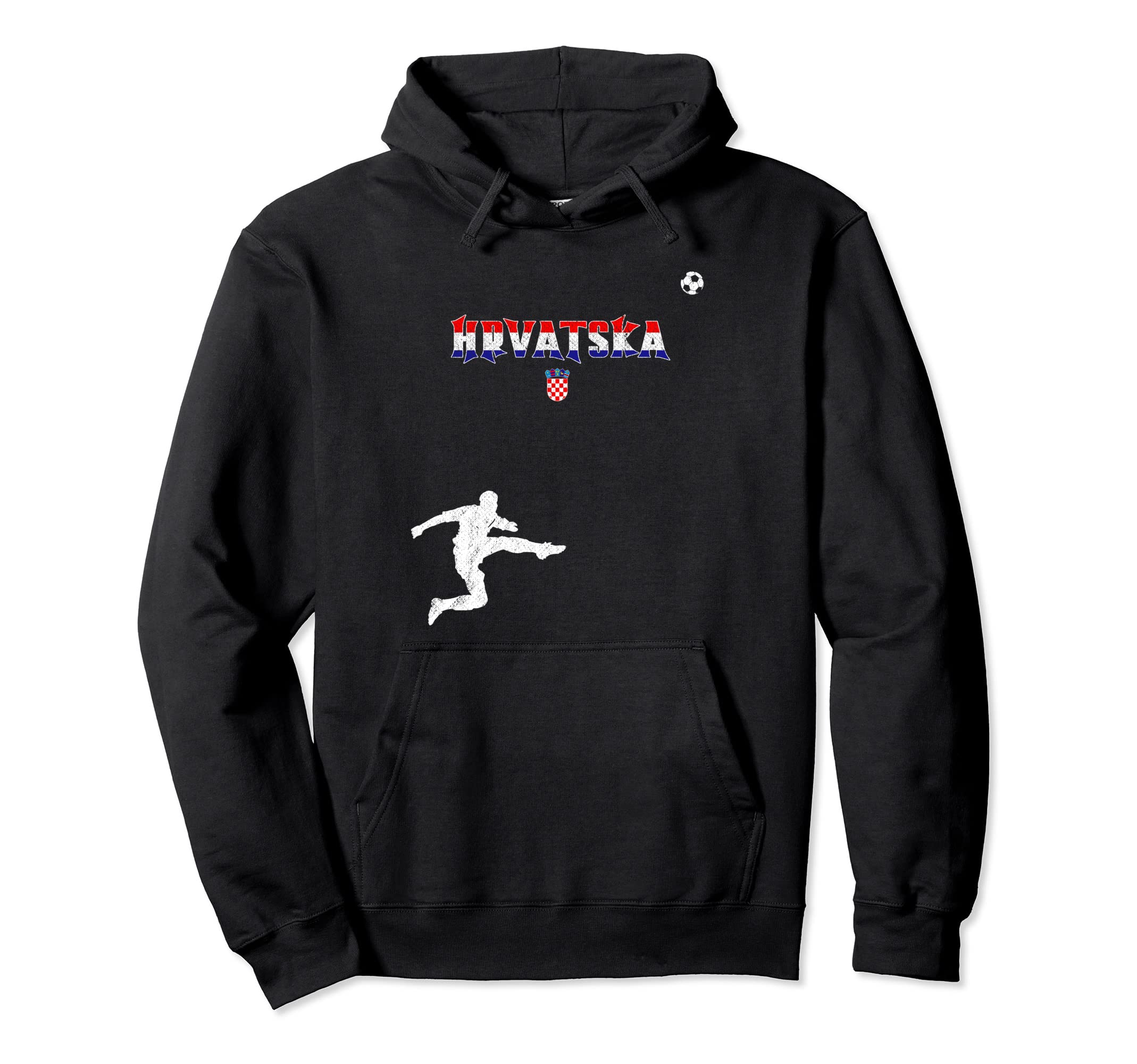 Nogomet Hrvatska Football Soccer Croatia Hoodie - Unique Graphic for Adults