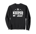 Ice Hockey Keeper Dad Hockey Sweatshirt - Casual Everyday Wear Men Women
