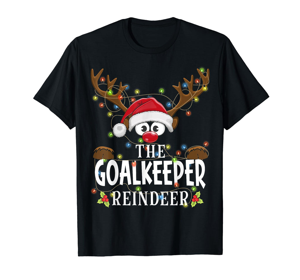 Matching Goalkeeper Reindeer T-Shirt - Casual Everyday Wear for Adults