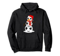 Soccer Snowman Players Fans And Coaches Hoodie - Trendy Graphic for Adults
