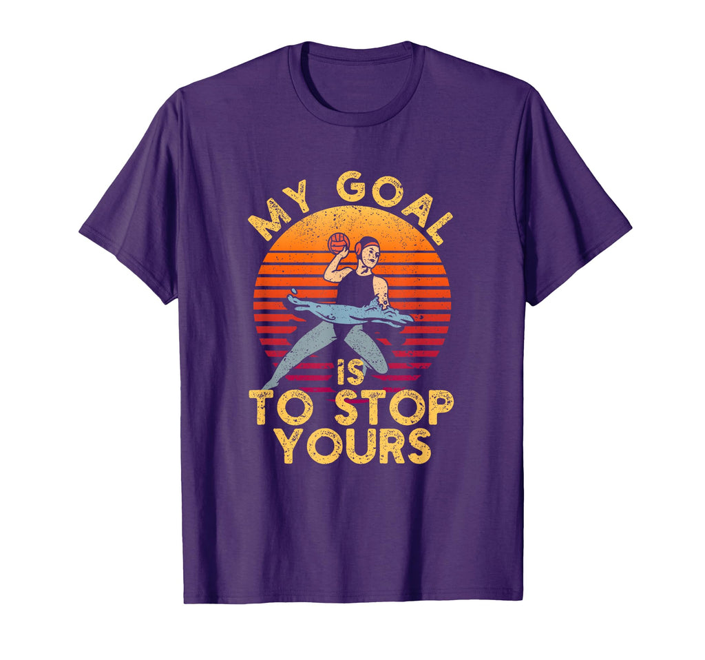 My Goal Is To Stop Yours Funny Water T-Shirt - Custom Art Print Men Women