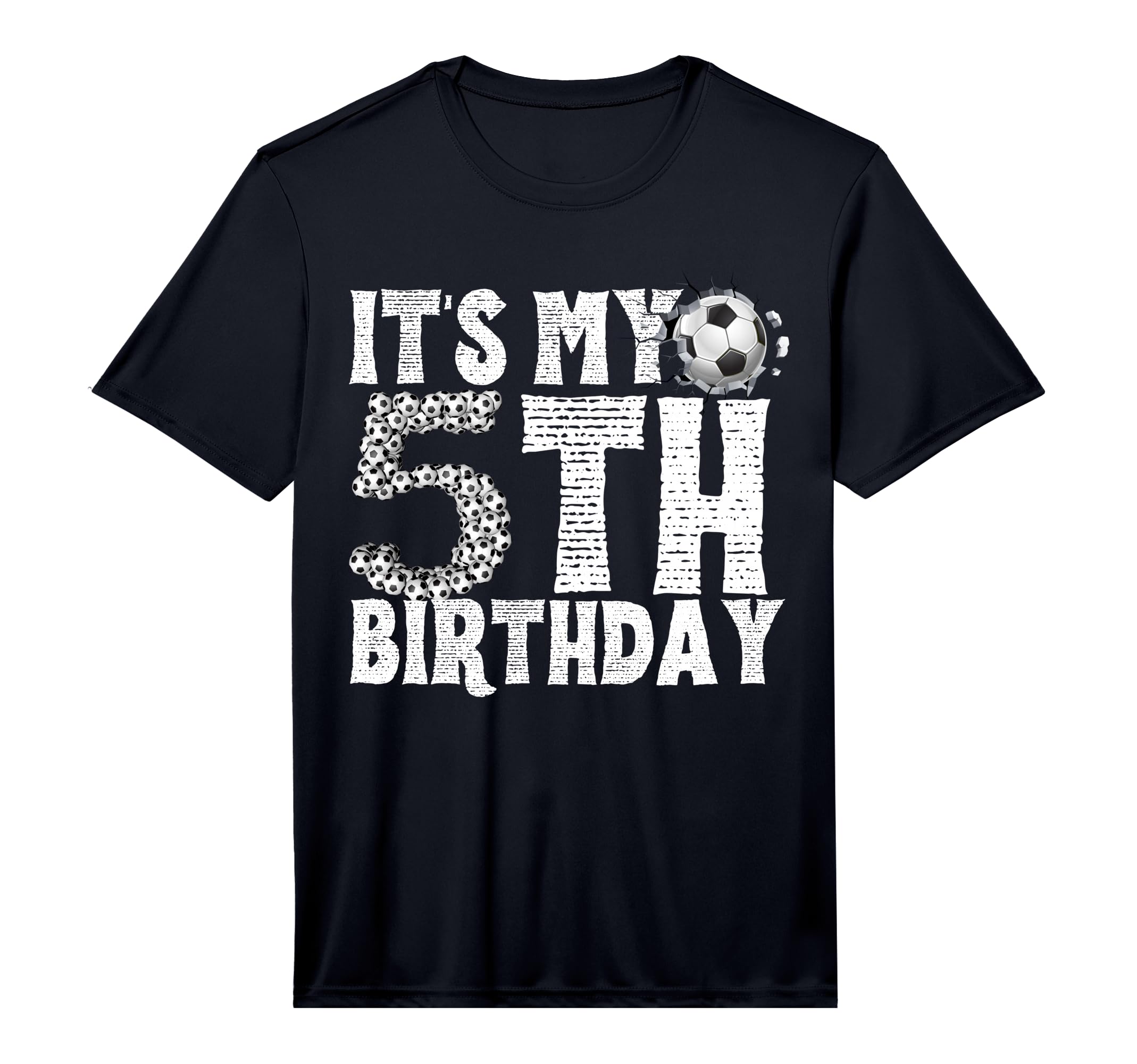 Its My 5Th Birthday Soccer Player 5Th T-Shirt - Unique Graphic for Adults