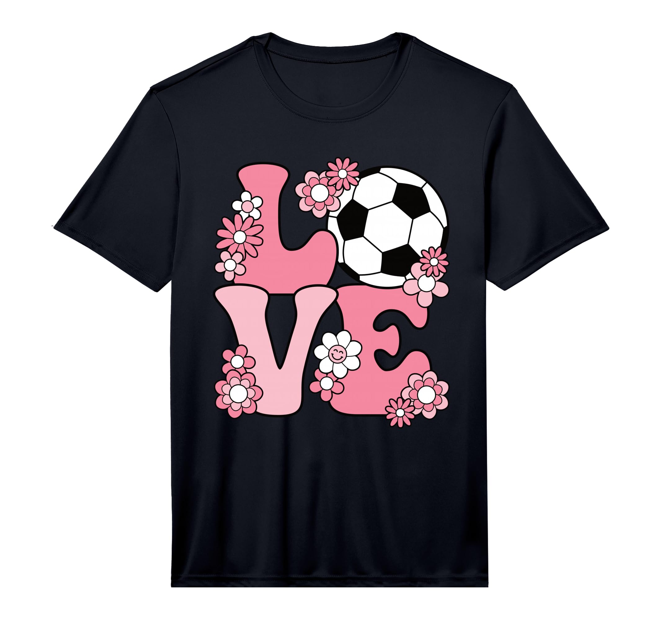 Groovy Soccer Love Soccer Player Soccer T-Shirt - Streetwear Style Unisex