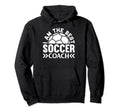 I Am Best Soccer Coach Soccer Trainer Hoodie - Minimalist Print for Adults