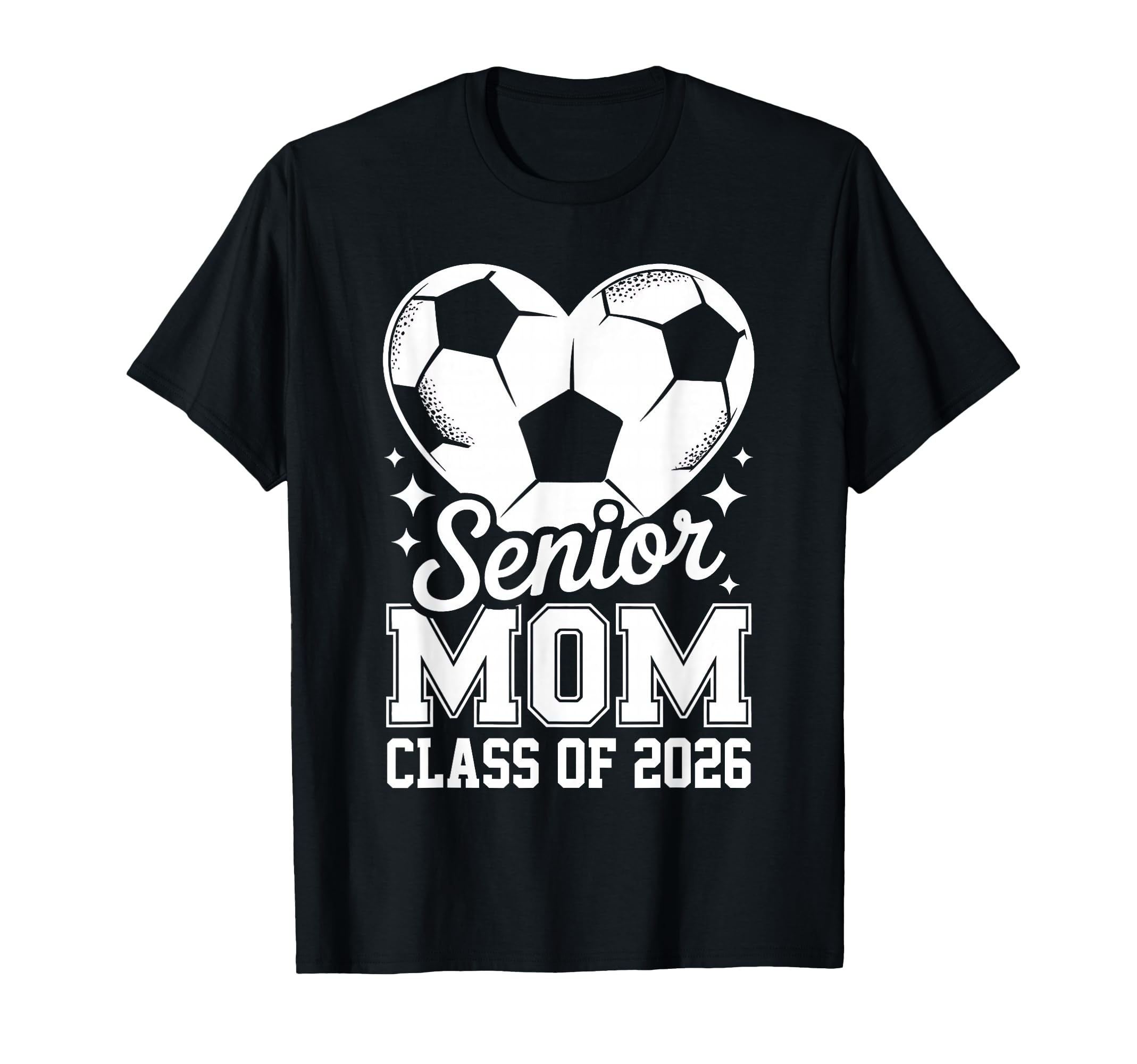 Senior Mom Class 2026 Soccer Graduation T-Shirt - Custom Art Print Unisex