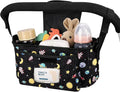 Accmor Universal Stroller Organizer with Insulated Cup Holder and Shoulder Strap, Stroller Bag Caddy Organizer Stroller Accessories for Uppababy, Baby Jogger, Nuna, Doona, Britax Strollers