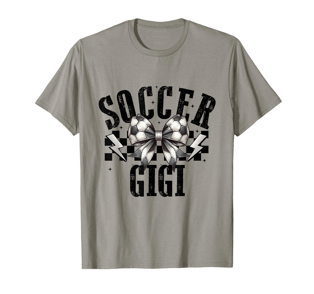 Soccer Gigi Groovy Soccer Coquette T-Shirt - Aesthetic Graphic for Adults