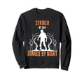 Striker Day Zombie Night Funny Sweatshirt - Streetwear Style Men Women