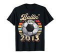 Ballin Since 2013 9Th Soccer Birthday T-Shirt - Trendy Graphic Men Women