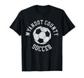 Wyandot County Soccer Distressed 90S T-Shirt - Graphic Print Unisex